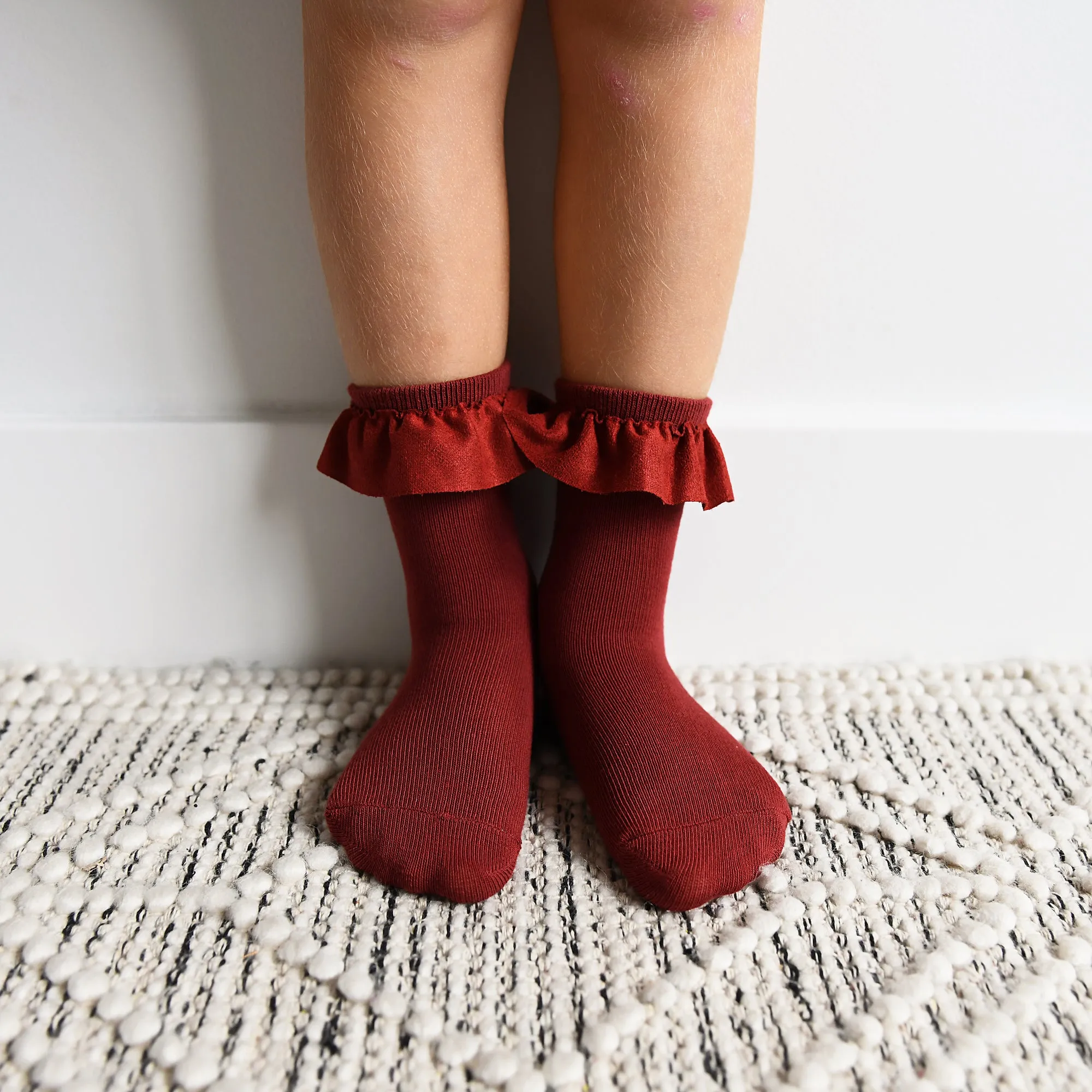 Brick RUFFLE SOCKS