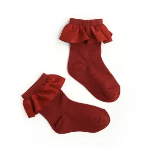 Brick RUFFLE SOCKS