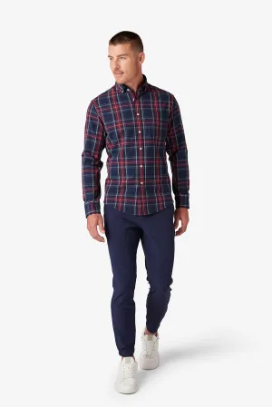 CITY FLANNEL Navy Tartan