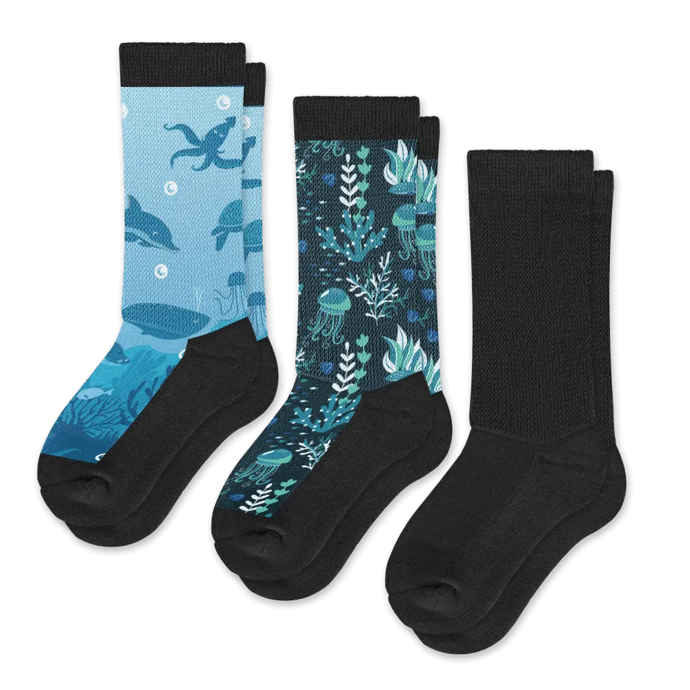 Dark Waters EasyStretch™ Diabetic Socks Bundle 3-Pack
