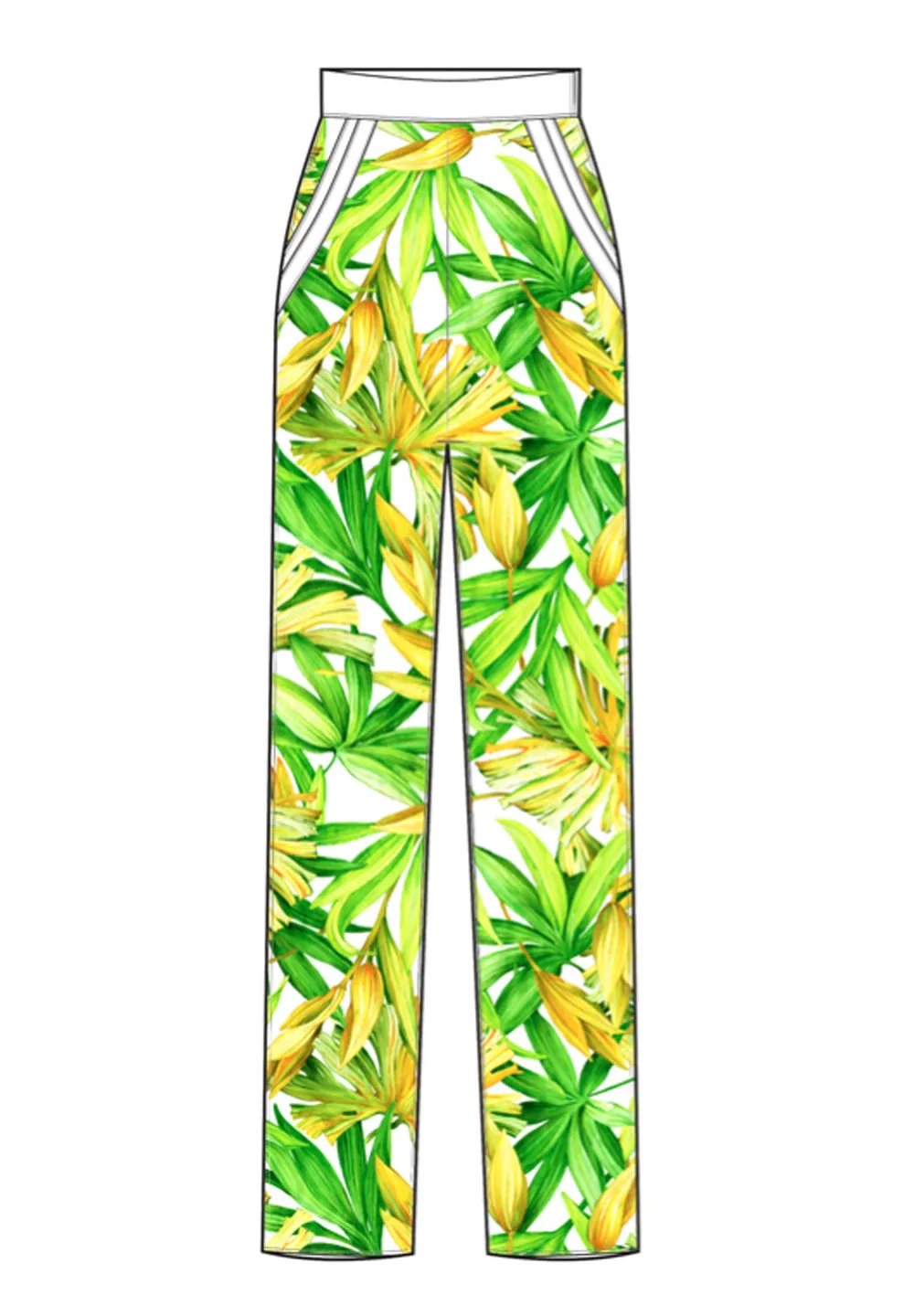 Euphoria - Secret Garden Pants (Off-White)