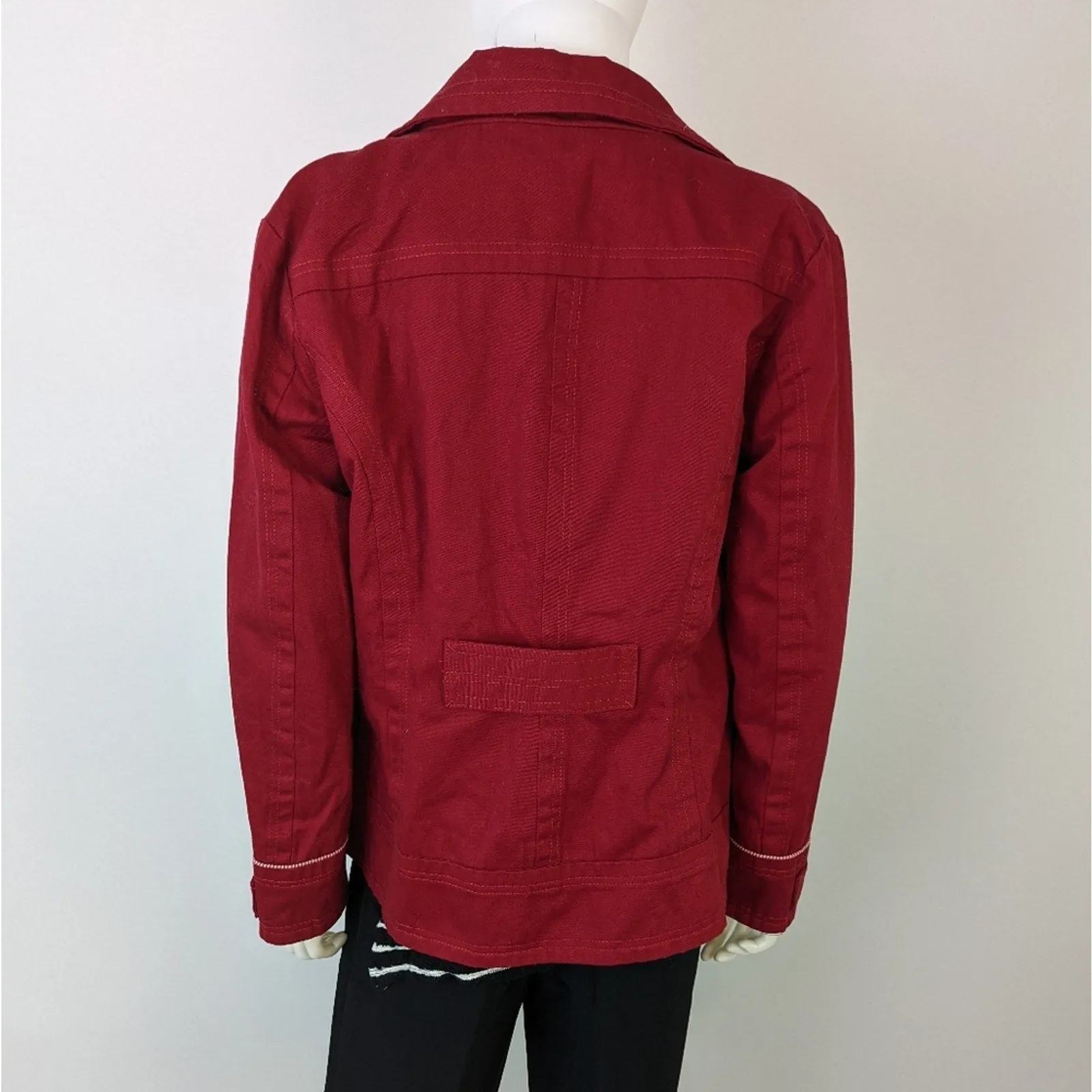 Hazel Red Peacoat L