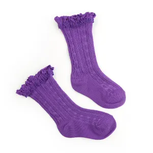 Lilac LACE SOCKS