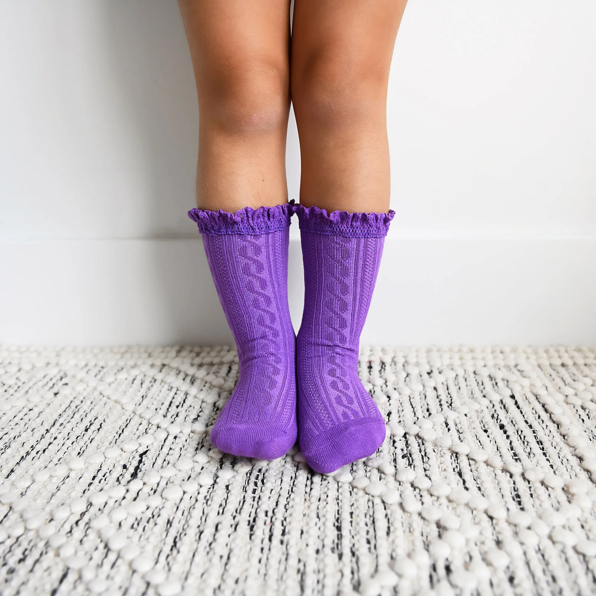 Lilac LACE SOCKS