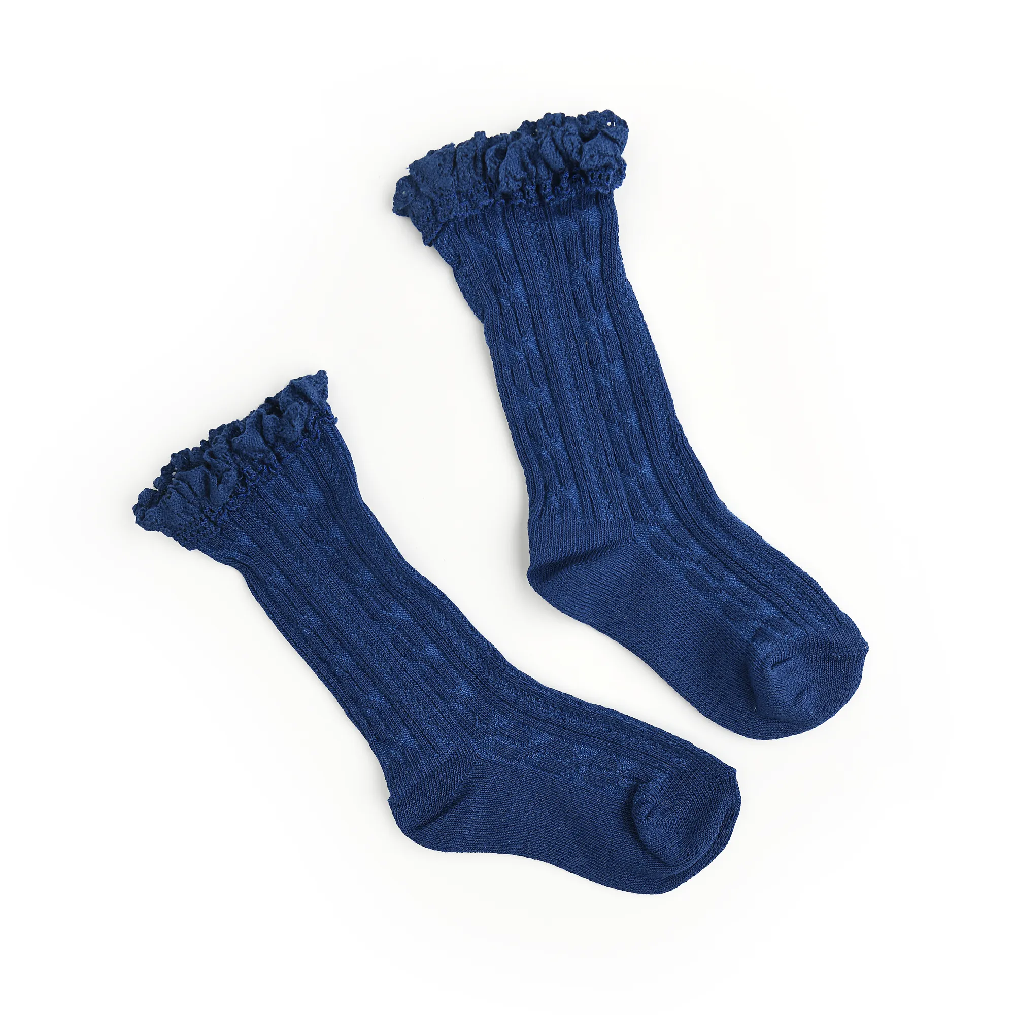 Navy LACE SOCKS