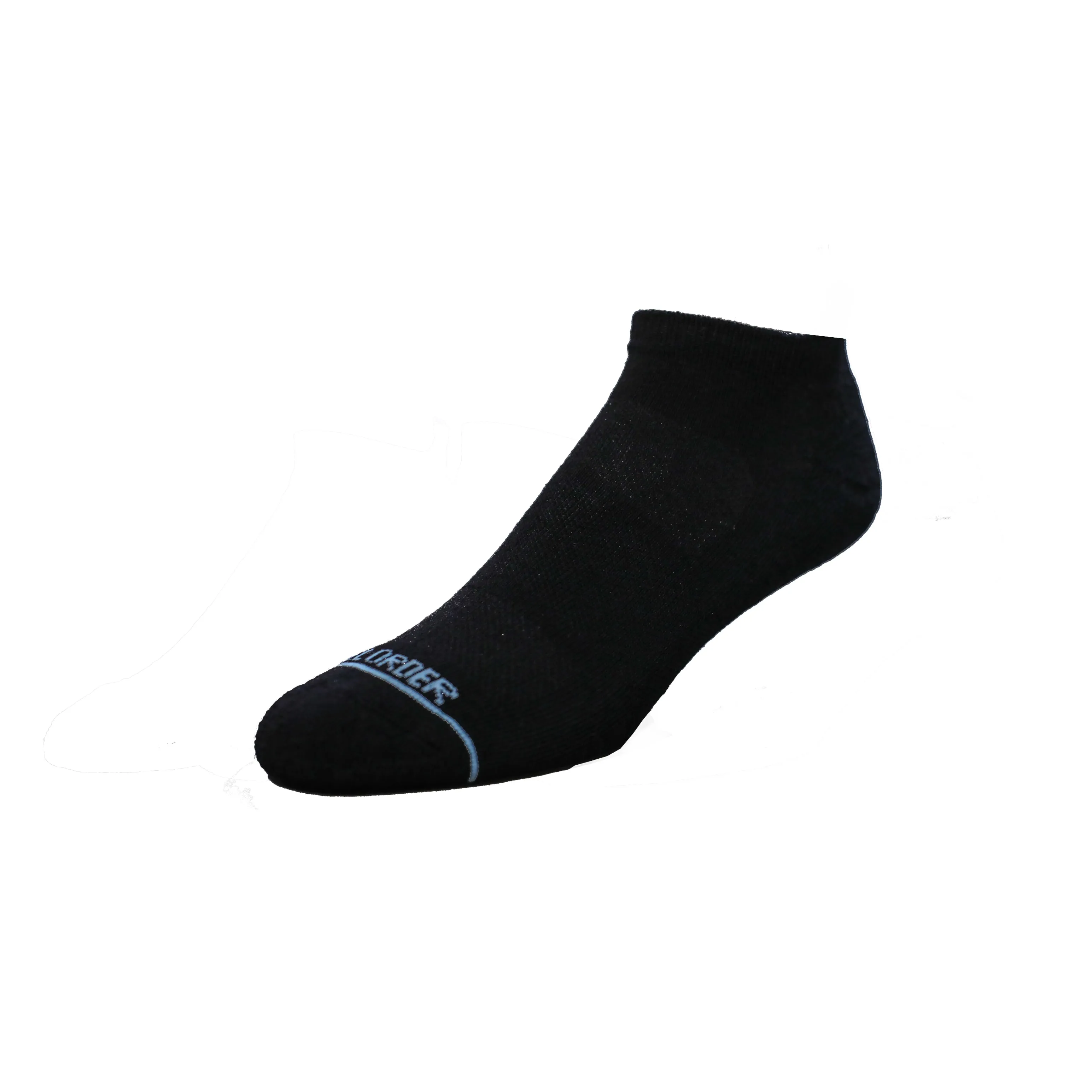 Solid Black Two Pack - Extra Cushioned Ankle Socks
