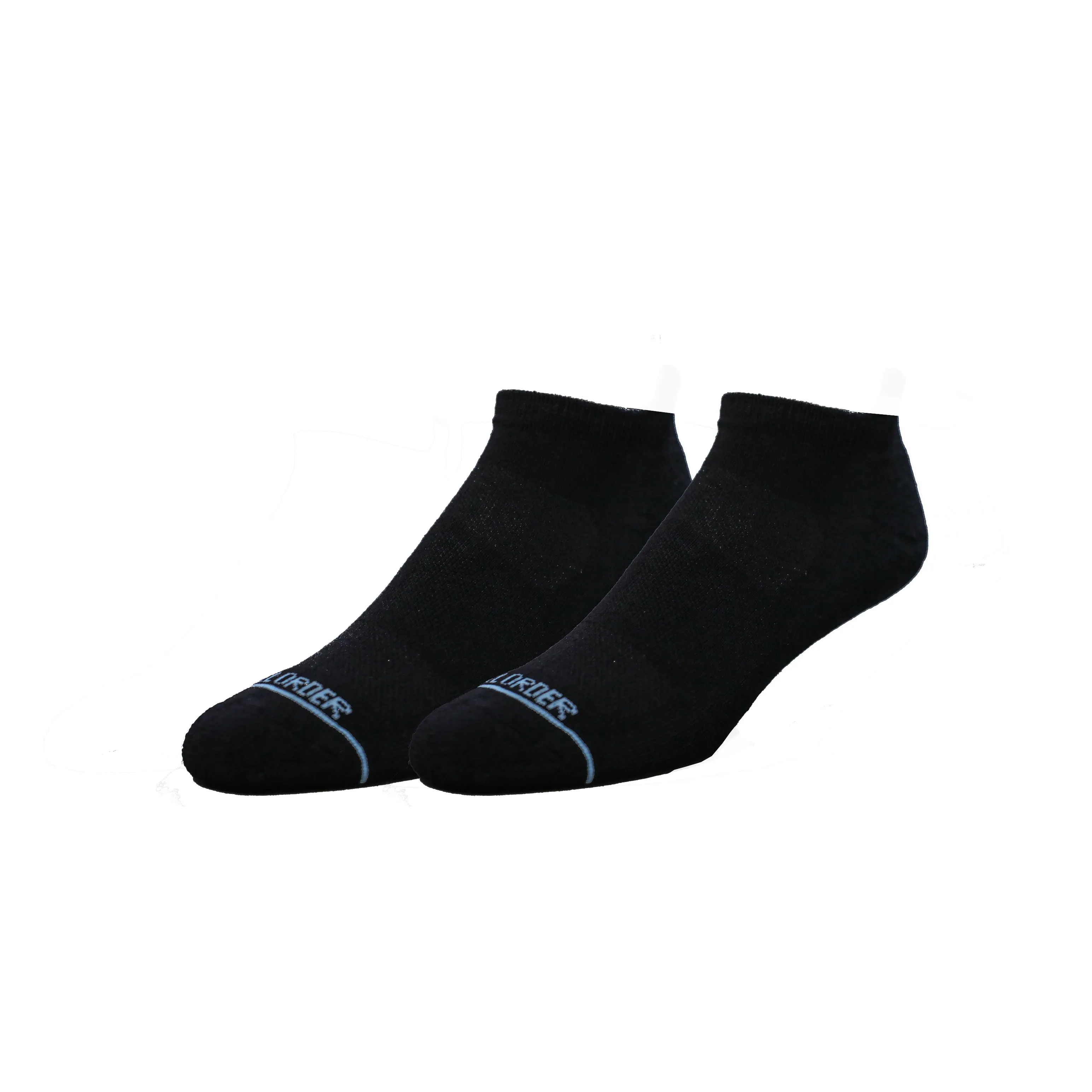 Solid Black Two Pack - Extra Cushioned Ankle Socks