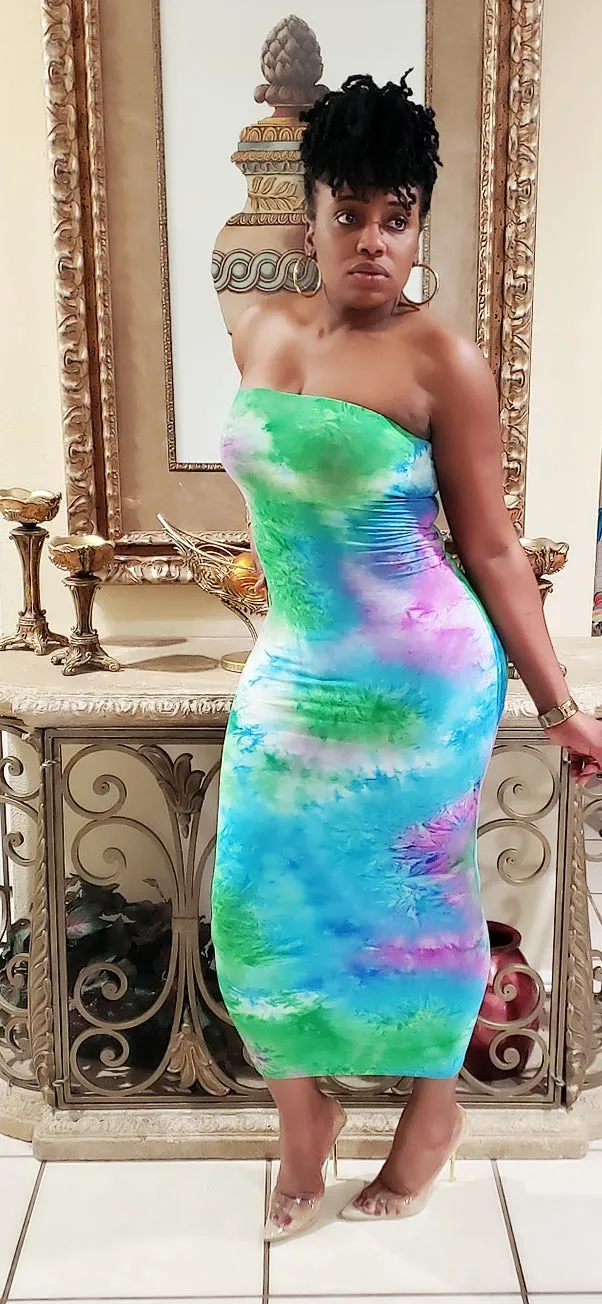 Splash Dye Dress