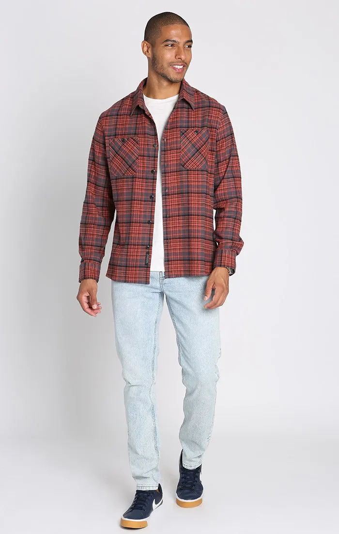 Stretch Midweight Flannel Workshirt