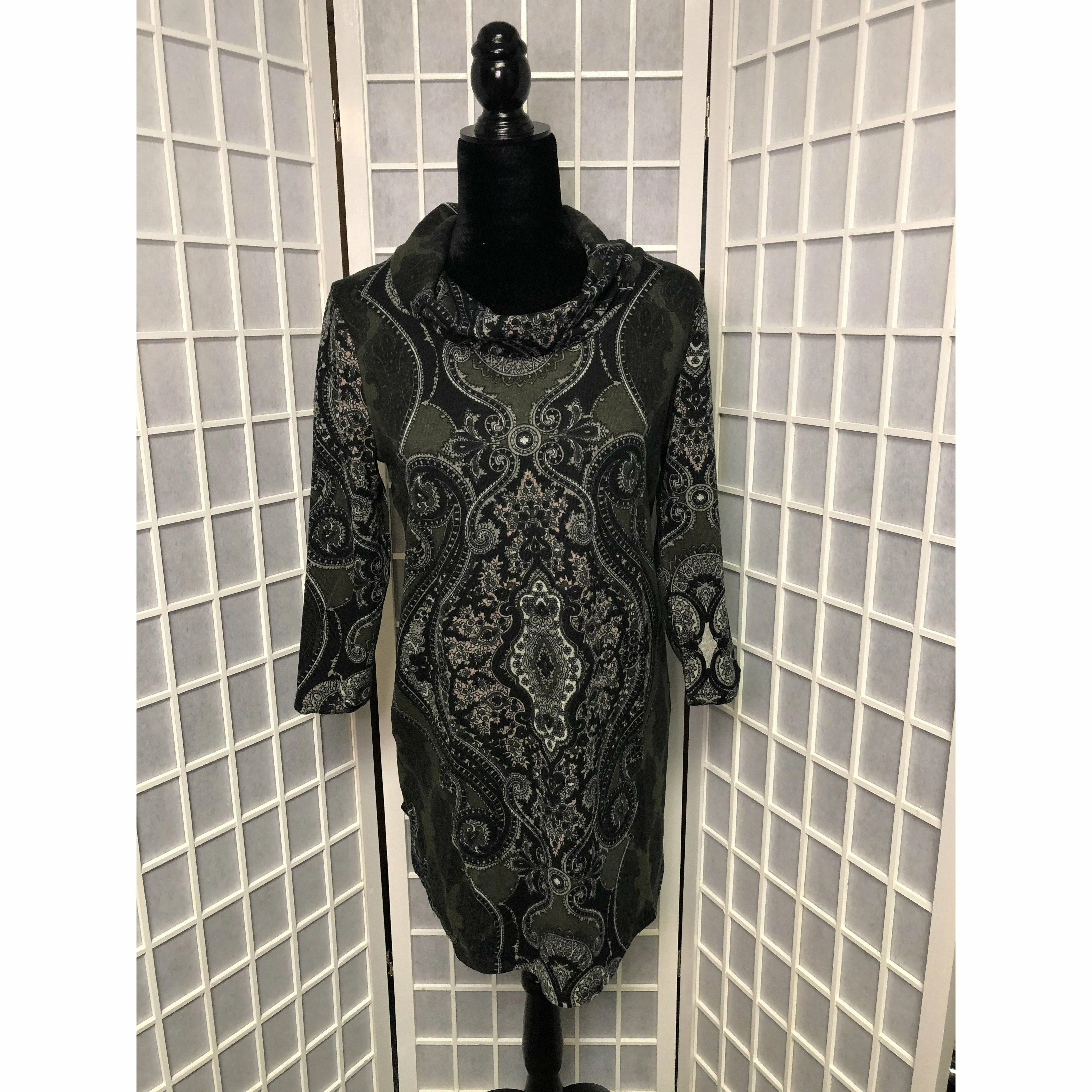 Tunic - Cowl Neck - Olive