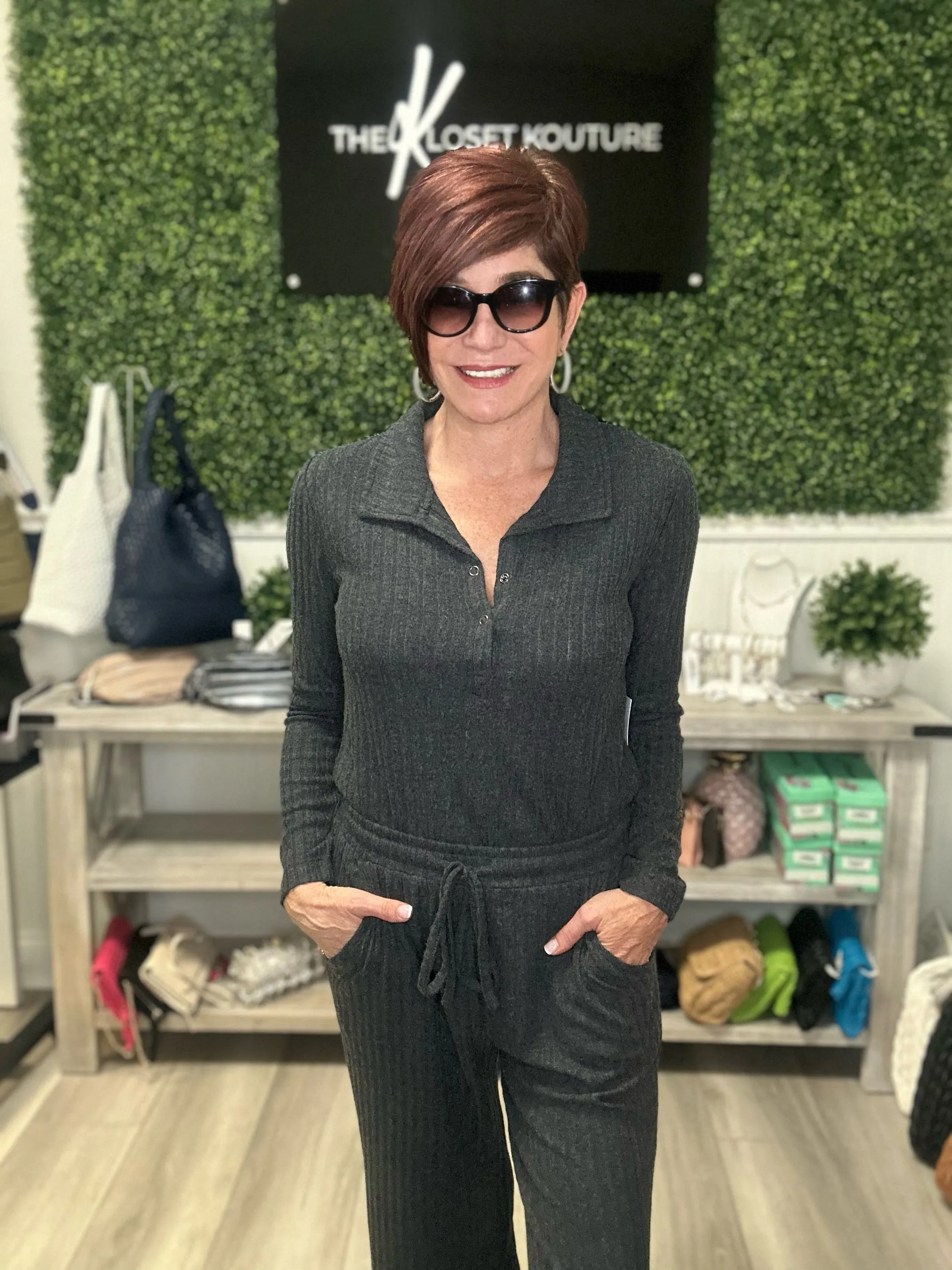 Wide Leg Pocket Softie Pants