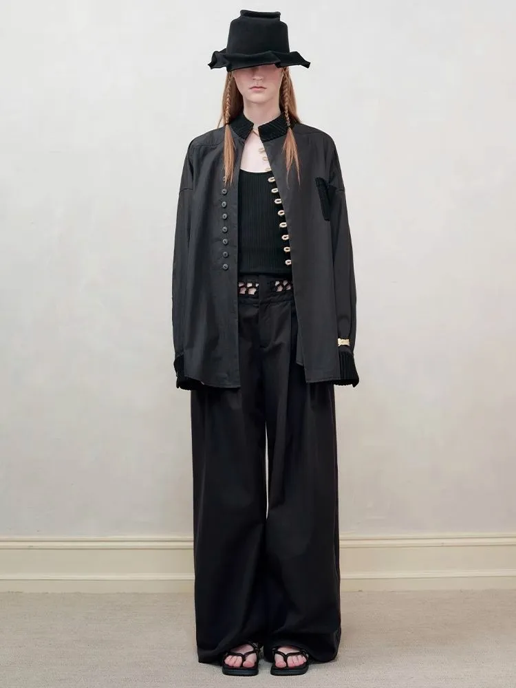 Wide Leg Western Pants【s0000008181】