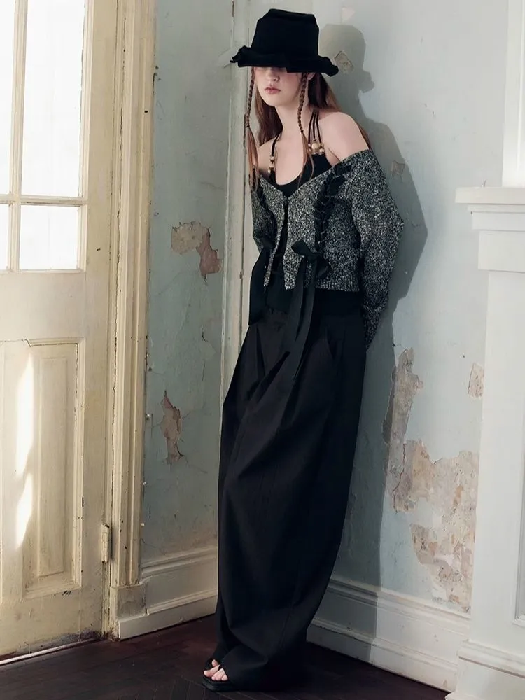 Wide Leg Western Pants【s0000008181】